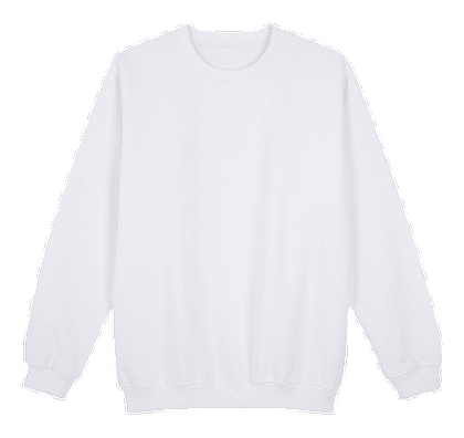 Sweatshirt in Lucent White
