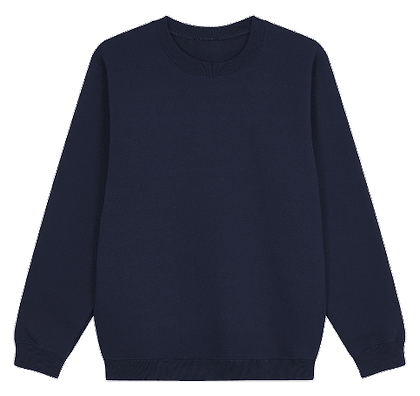 Sweatshirt in Baritone Blue