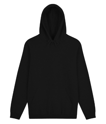 Hoodie in Black Beauty