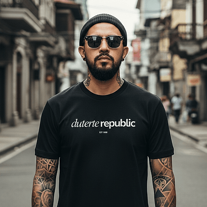 Duterte Republic Italic Bold (White Ink)